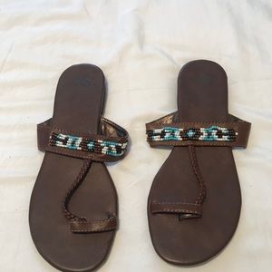 Brown sandals